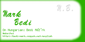 mark bedi business card